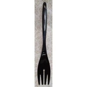 Melamine Black Spatula Turner Flipper Fork Utensil Unbranded 11 inches long